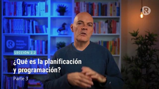 Planificacion vs programacion