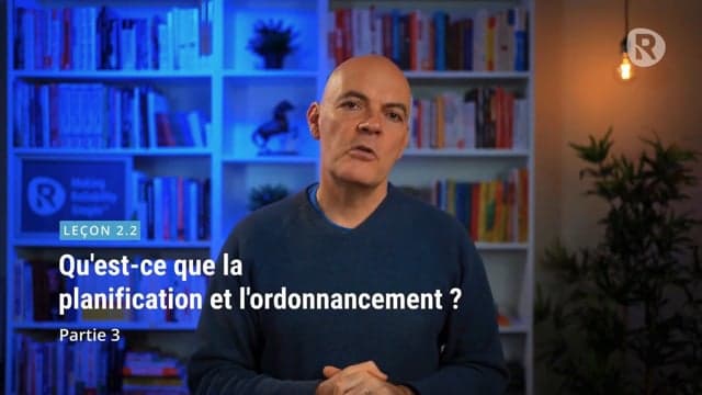 Planification vs Ordonnancement