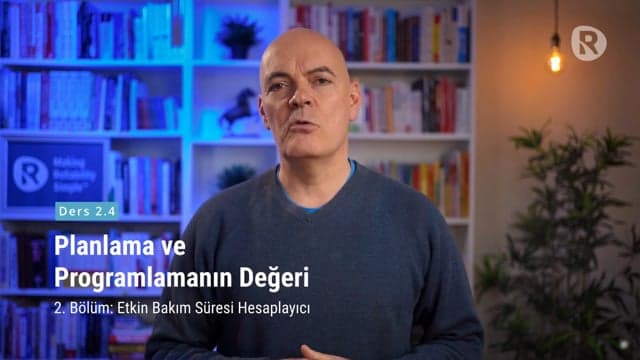 Etkin Bakım Süresi Hesaplayıcısı 1. Bölüm