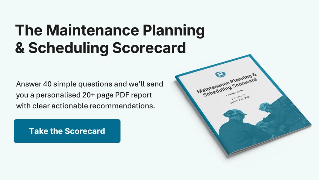 planning and scheduling scorecard