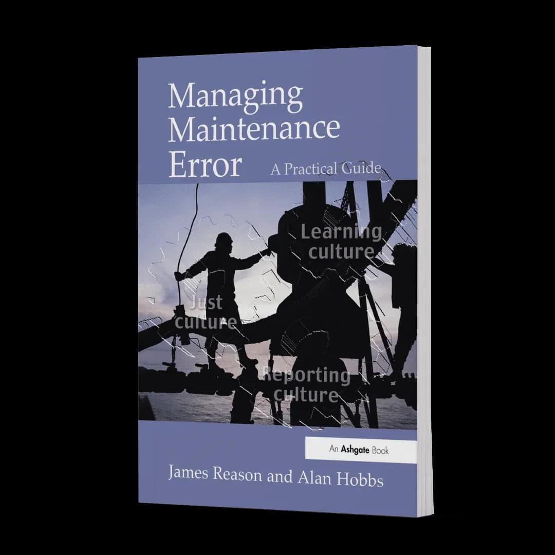 Managing Maintenance Error by Reason & Hobbs, book cover